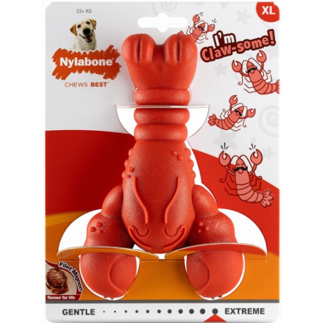 Nylabone αστακός μασίματος με γεύση φιλέτο μινιόν