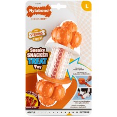 Nylabone κόκκαλο γεμίσματος με λιχουδιές ή αλείμματα και γεύση μπέικον  l 18,6 cm