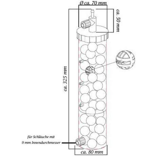 Dupla CO2 Reactor αντιδραστήρας CO2  S υψηλής χωρητικότητας έως 5000 λίτρα