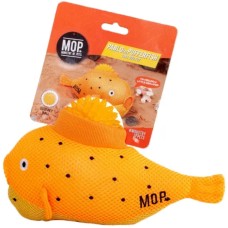 Pet brands MOP βελούδινο παιχνίδι ψάρι με αφαιρούμενη εσωτερική μπάλα 8x33x24cm