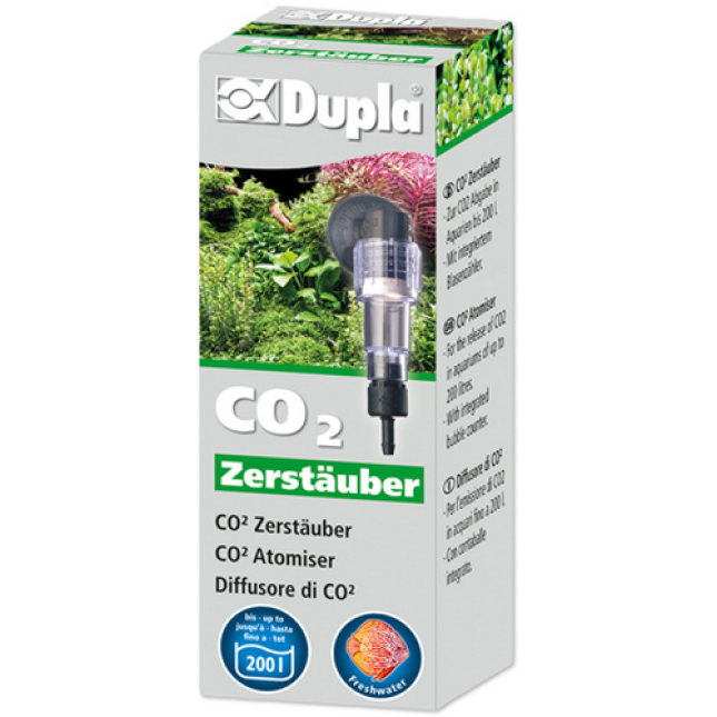 Dupla CO2 Atomizer απελευθερώνει CO2 σε ενυδρεία έως 250 l.