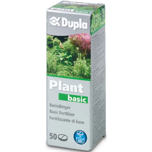 Dupla Plant basic Συνδυασμός θρεπτικών συστατικών σε ταμπλέτες με ιχνοστοιχεία για φυτά ενυδρείου