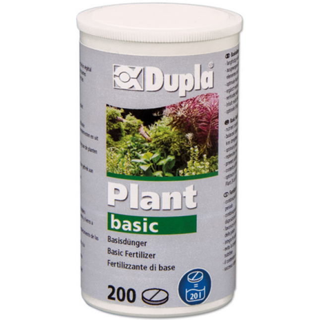 Dupla Plant basic Συνδυασμός θρεπτικών συστατικών σε ταμπλέτες με ιχνοστοιχεία για φυτά ενυδρείου