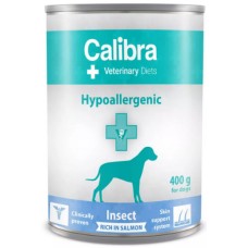 Calibra υποαλλεργική τροφή για σκύλους με έντομα και σολομό 400g
