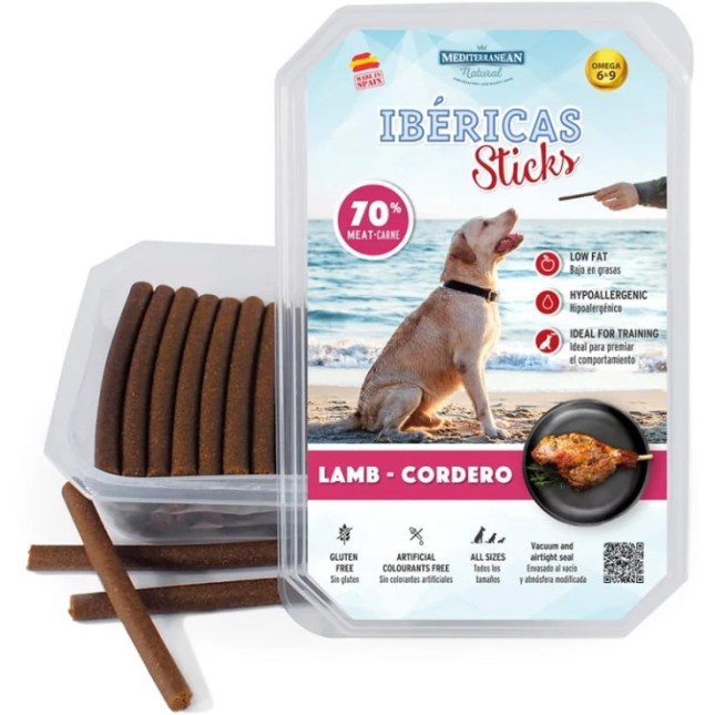 Mediterranean Ημίυγρα sticks Ibericas σε ταπεράκι με αρνί 27τ,350g