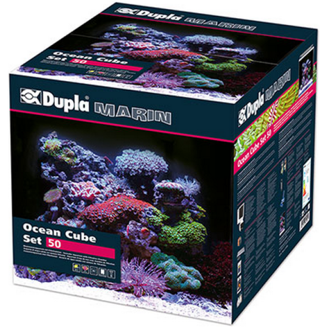 Dupla Ocean Cube 50 Set ενυδρείο από γυαλί από πυριτόλιθο διαστάσεων  34,5x39,5x35 cm