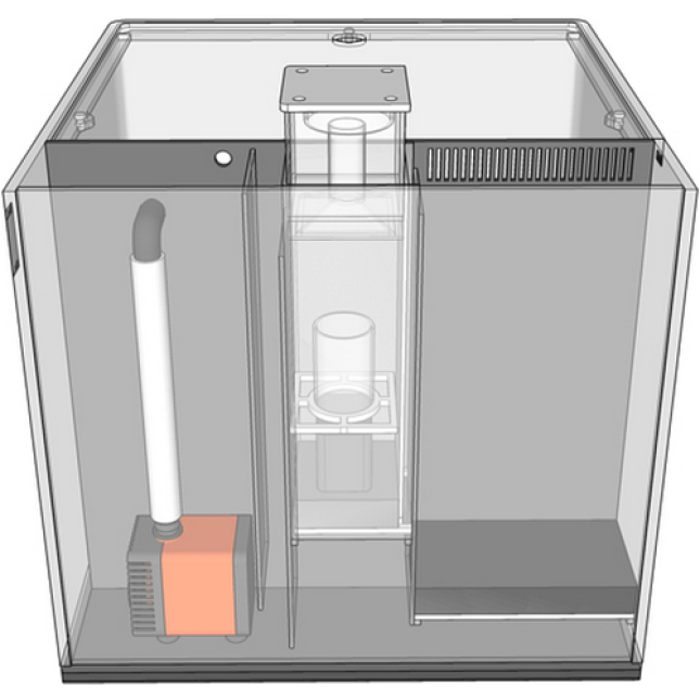 Dupla Ocean Cube 50 Set ενυδρείο από γυαλί από πυριτόλιθο διαστάσεων  34,5x39,5x35 cm