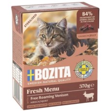 Bozita chunks sterilised ζελέ ελάφι grain free 370gr