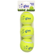 Glee Παιχνίδι Σκύλου Tennis Balls Κίτρινο απαλό για τα δόντια και τα ούλα του σκύλου