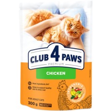 Kormotech Club 4 Paws ξηρή τροφή για ενήλικες γάτες με 26% κοτόπουλο