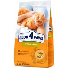 Kormotech Club 4 Paws τροφή για ενήλικες γάτες με κουνέλι 2kg