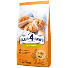 Kormotech Club 4 Paws τροφή για ενήλικες γάτες με κουνέλι 14kg